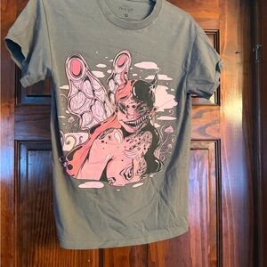 Stylish Taupe Graphic Tee